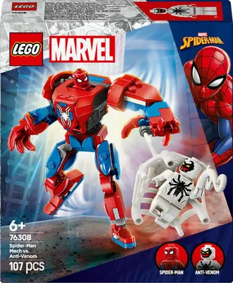 Immagine prodotto di LEGO Marvel Spider-Man Mech vs Anti-Venom 76308 107 Pezzi 6+ Anni