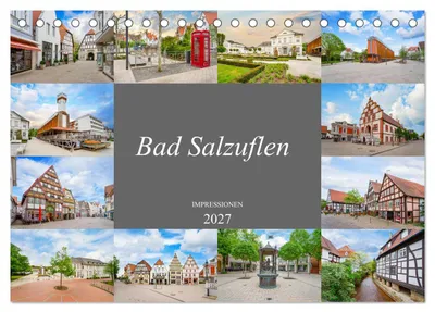 Produktbild von Bad Salzuflen Impressionen (Tischkalender 2027 DIN A5 quer), CALVENDO Monatskalender