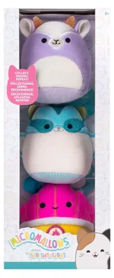 Zdjęcie produktu dla Squishmallows Micromallows 2 Teddybär 3 Einheiten Jeden rozmiar