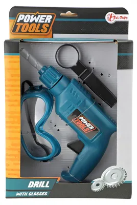 Produktbild von Kinder Spielzeug Bohrmaschine inkl. Schutzbrille