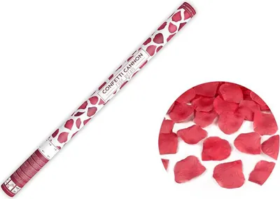 Zdjęcie produktu dla PartyDeco TUKP60-082, Armatka konfetti, Czerwony, 1 kol., 600 mm, 1 szt.