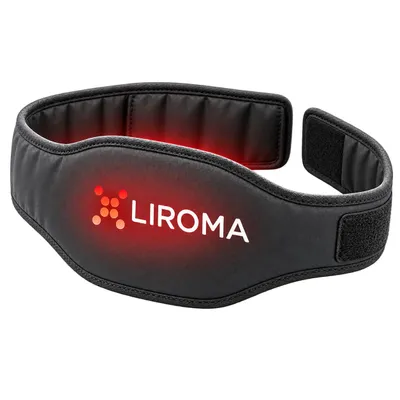Produktbild von LIROMA® HeatPULSE Infrarot-Wärmegürtel 127 x 22 cm, Ferninfrarot IR-C, 30-75 °C, Timer 5-60 Min., Klettband, für Rücken, Bauch, Schulter & Beine