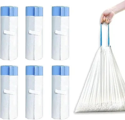 Immagine prodotto di 90 sacchetti per la spazzatura biodegradabili con manico