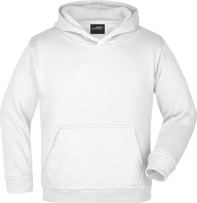 Produktbild von Klassisches Kinder-Kapuzensweat in vielen Farben white, Gr. M