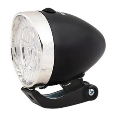 Obrázok produktu pre Svetlomet chrómový čierny LED bicykel