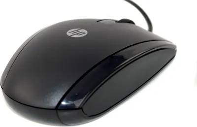 Produktbild von HP X500 (E5E76AA) Maus mit Kabel (USB, 800 dpi, 3 Tasten, Scrollrad) schwarz