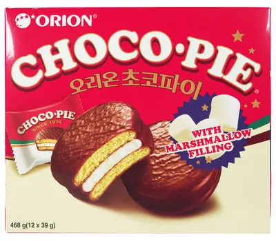 Produktbild von ! Orion Choco Pie mit Marschmallow Füllung 468g