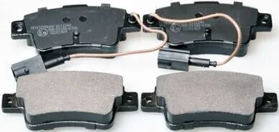 Produktbild von DENCKERMANN Bremsbeläge Satz Hinten Bremsklötze für FIAT PUNTO EVO (199) B111244