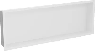 Produktbild von Mexen X-Wall-R Einbauregal mit Flansch 90 x 30 cm, Weiß - 1920903010