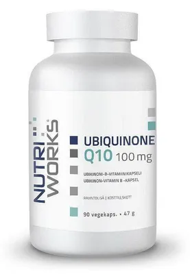 Produktbild von NutriWorks Ubichinon Q10 100 mg mit B-Vitaminen
