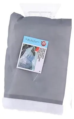 Produktbild von Grauer Eiskratzer mit Handschuh