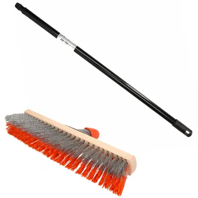 Produktbild von Buemag Besen Outdoor - mit Teleskopstiel - 40 cm - Strasenbesen