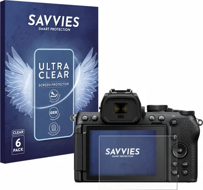 Produktbild von 6x Für Nikon Z50 II Schutzfolie Savvies Displayschutz Display Schutz Folie Klar Transparent