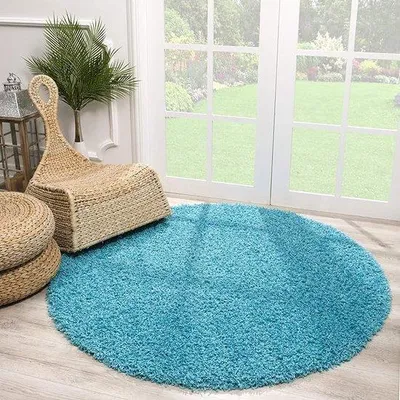 Produktbild von Famanu Teppich Rund 150x150cm - Weich und Pflegeleicht