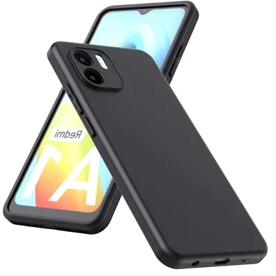 Obrázok produktu pre Pre Xiaomi Redmi A2 / A1 silikónová ochranná čierna taška na mobilný telefón puzdro obal kryt