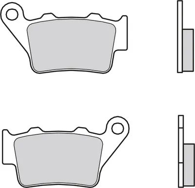 Zdjęcie produktu dla Spiekane metalowe klocki hamulcowe BREMBO - 07BB02SP