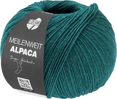 Produktbild von Lana Grossa - Meilenweit 100g Alpaca 2023 dunkelpetrol