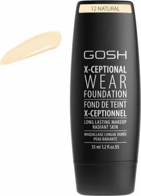 Produktbild von Gosh X-Ceptional Wear Foundation Long Lasting Makeup 12 Natural 35ml