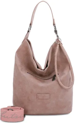 Produktbild von Fritzi aus Preußen Umhängetasche Schultertasche Rub Iggi04 Hobo Bag Taupy altrosa