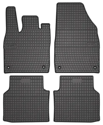 Zdjęcie produktu dla Dywaniki gumowe do Volkswagen ID.4 2020- (crossover) – 4 szt., czarne, dopasowane – Wielganizator SolidPRO