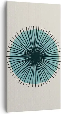 Produktbild von Bild auf Leinwand - Leinwandbild - Einteilig - Auge Abstraktion Modern - 55x100cm - Wand Bild - Wanddeko - Wandbilder - Leinwanddruck - Bilder - Wanddekoration - Leinwand bilder - PA55x100-4224