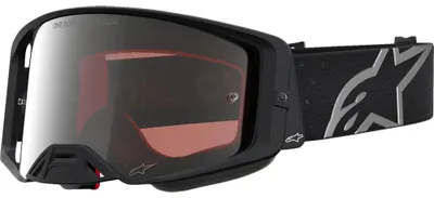 Productafbeelding van Alpinestars Supertech Vesta offroad bril, zwart, met zilveren spiegelglazen, zwart, met zilveren spiegelglazen