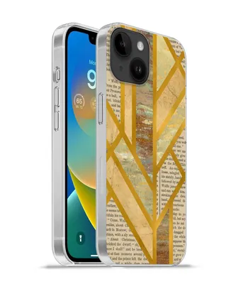 Produktbild von MuchoWow® Handyhülle Schutzhülle Hülle für Apple iPhone 14 - Softcase Gold - Marmor - Vintage Silikon Softcase Handy Hülle - Mobiltelefonhülle