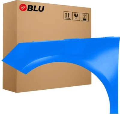 Obrázek produktu pro BLU Blatník náhrada pro Audi A1 8X LV5C Levý Modrý TurboBlau | 2010-2018 | Přední | Lakovaný | Připravený k montáži | Pozink