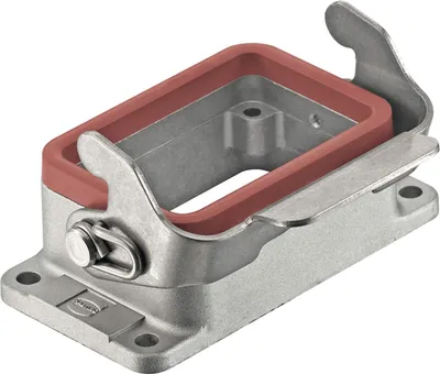 Produktbild von HARTING Han 6B High Temp Anbaugehäuse niedrig mit 1 Längsbügel - 1 Stück
