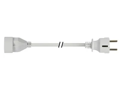 Image de Câble d'extension 3 M - Blanc - 3G1.5 - Schuko