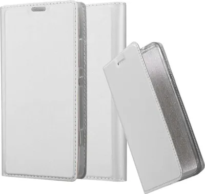 Obrázok produktu pre Cadorabo puzdro na mobilný telefón pre Sony Xperia SP ochranné puzdro v striebornej farbe Cover Etui Book Case Booklet