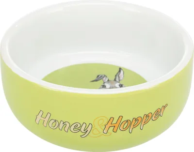 Produktbild von TRIXIE Napf Honey & Hopper, Keramik, 250 ml / Ø 11 cm
