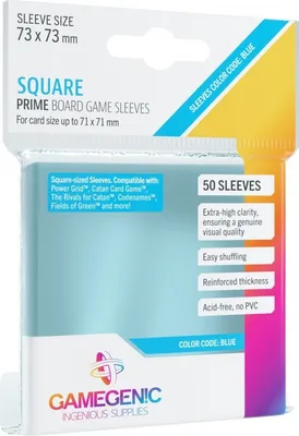 Produktbild von Gamegenic - Prime Board Game Sleeves Square (73 x 73)