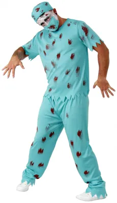 Produktbild von Zombie Chirurg Kostüm Gr. M - XXL, Größe:M