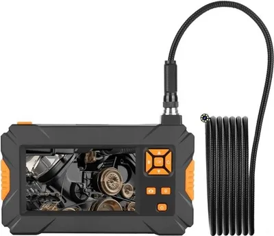Produktbild von Endoskopkamera OXE ED-301, Endoskop Kamera Inspektionskamera mit 8 LEDs Licht, 10m Kamerakabel, IP67, Handheld-Endoskop Industrial Home Digitale Endoskope mit Full HD, LCD-Display 4,3"