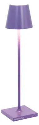 Image de Lampe De Table Led Poldina Pro Micro Lilac, Rechargeable Et Dimmable Avec Une Autonomie Allant Jusqu'À 12 Heures
