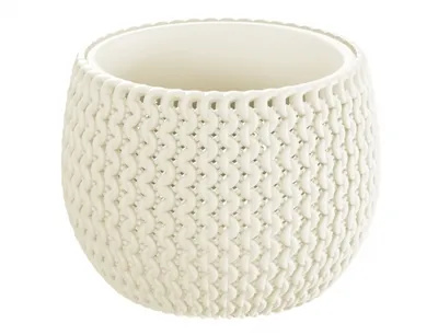 Image de Nohel Garden Couvre-pot de fleurs SPLOFY BOWL 2in1 plastique mat d18x14cm