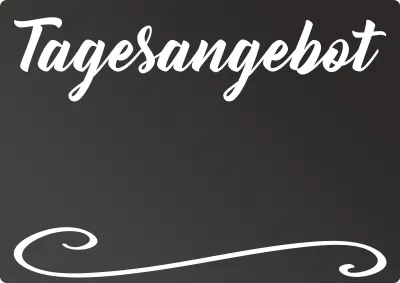 Produktbild von Tagesangebot - waagerecht - Kreidetafel Chalkboard A6 (105x148mm)