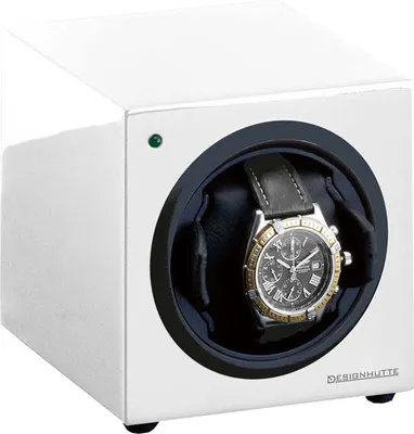 Produktbild von Designhütte Uhrenbeweger Manhattan, Weiß, für 1 Automatikuhr, inkl. Netzteil