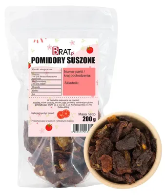 Zdjęcie produktu dla Pomidory suszone 200g