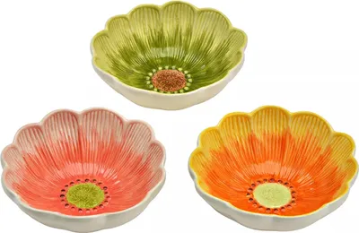 Produktbild von 3er-Set Blumenschalen aus Keramik
