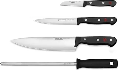 Imagen del producto de Juego de cuchillos de chef gourmet de 4 piezas