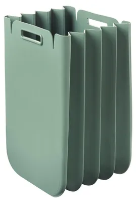 Immagine prodotto di Guzzini - Contenitore per rifiuti domestici, linea ECO PACKLY - Colore: Salvia, dimensioni: 30x25xh45 cm (aperto) | 30x5xh45