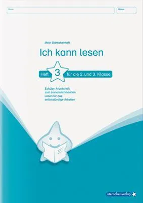 Produktbild von Ich kann lesen 3. Schüler-Arbeitsheft für die 2. und 3. Klasse