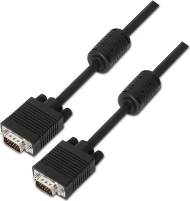 Produktbild von AISENS A113-0074, 10 m, VGA (D-Sub), VGA (D-Sub), Männlich, Männlich, Schwarz