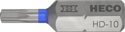 Image de Embouts HECO SCHRAUBEN - Empreinte Heco-Drive HD-10 L 25 mm - Blister de 10 - 57093