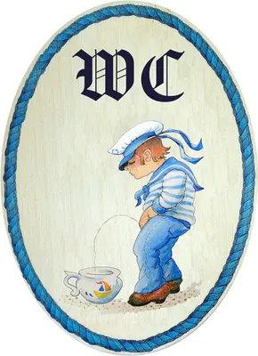Image de Plaque de porte décorative au style antique pour toilettes