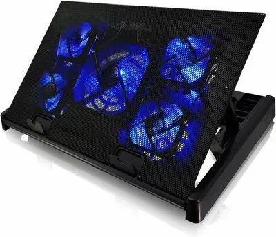Produktbild von Famanu Laptopkühler - Kühlpad mit verstellbarem Neigungswinkel - Schwarz