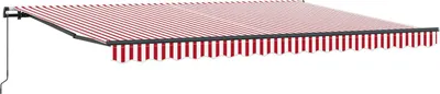 Immagine prodotto di Tenda Retrattile Rosso e Bianco 450 × 300 cm