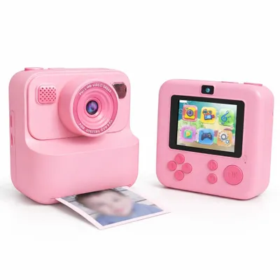 Produktbild von GOLDSTERN-TECH Kinderkamera Sofortdruck, Dual-Kamera, 2,4 Zoll IPS Display 720 MP Auflösung Foto